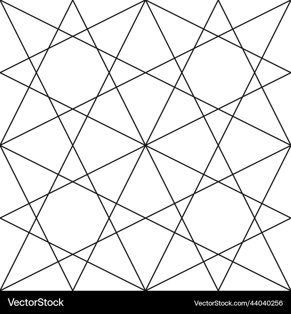Intersecting Geometric Pattern Vector Image