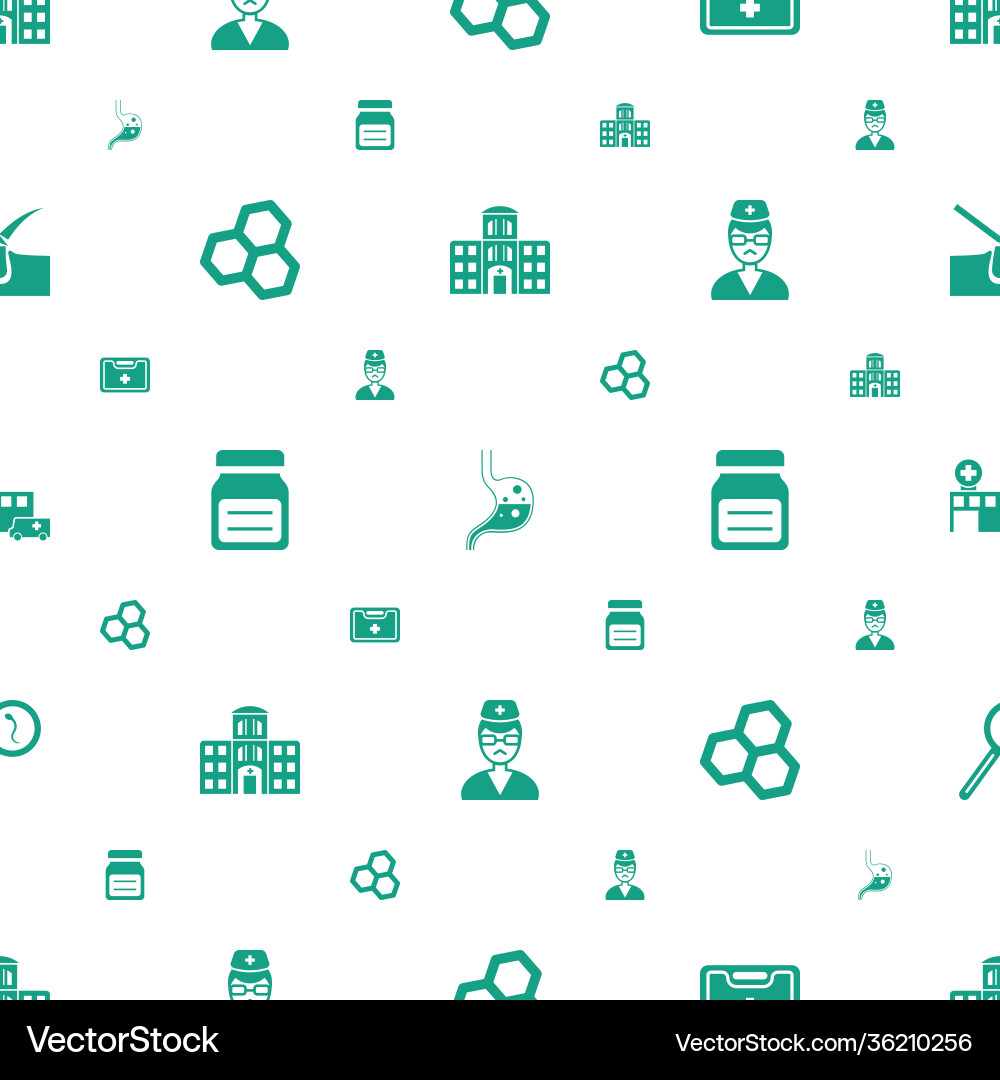 Medizin Icons Muster nahtlos weiß Hintergrund Medizin Icons Muster nahtlos weiß Hintergrund vektorbild