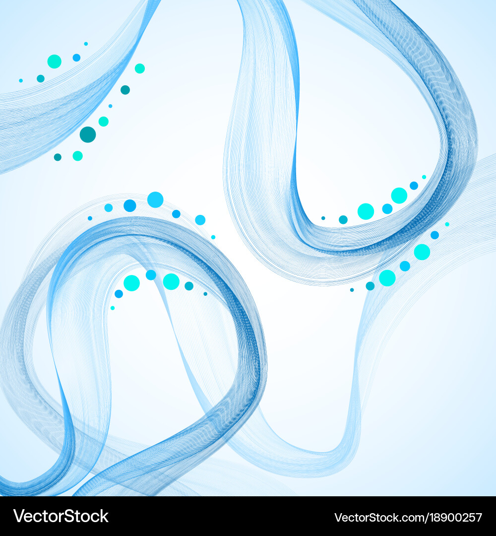 Abstract colorful background with wave vector image