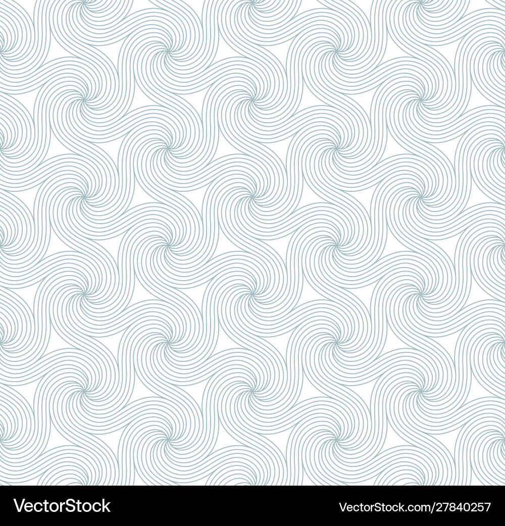 Abstract Spiral Curl Pattern vector image