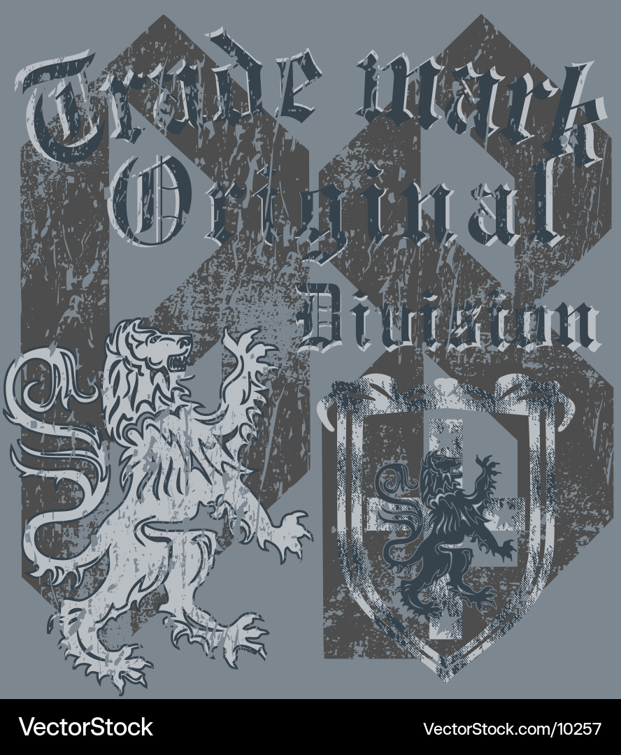 Shield heraldic Royalty Free Vector Image - VectorStock
