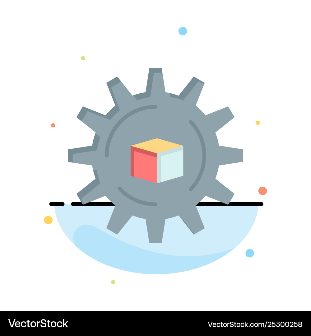 Automated data solution science business logo Automated data solution science business logo vector image