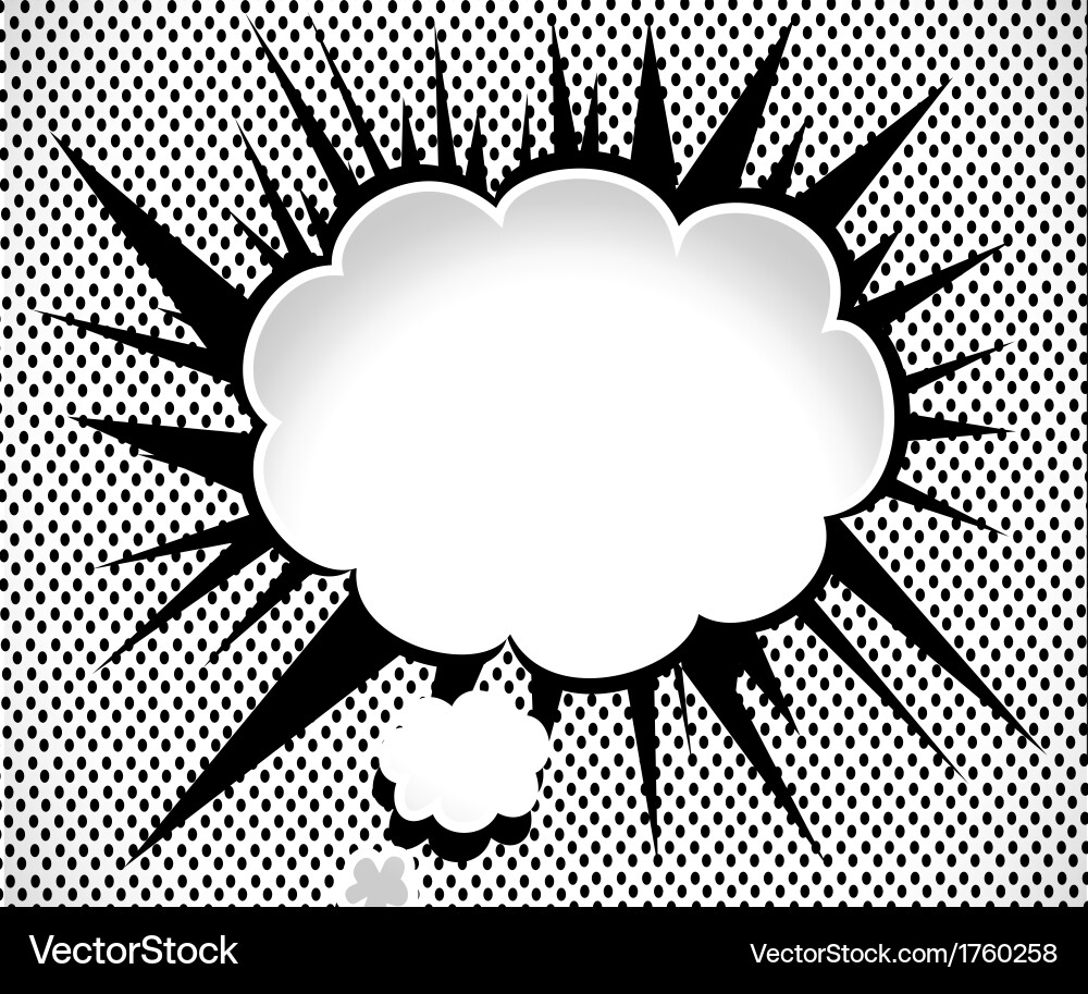 Blank empty speech bubbles Vector Image