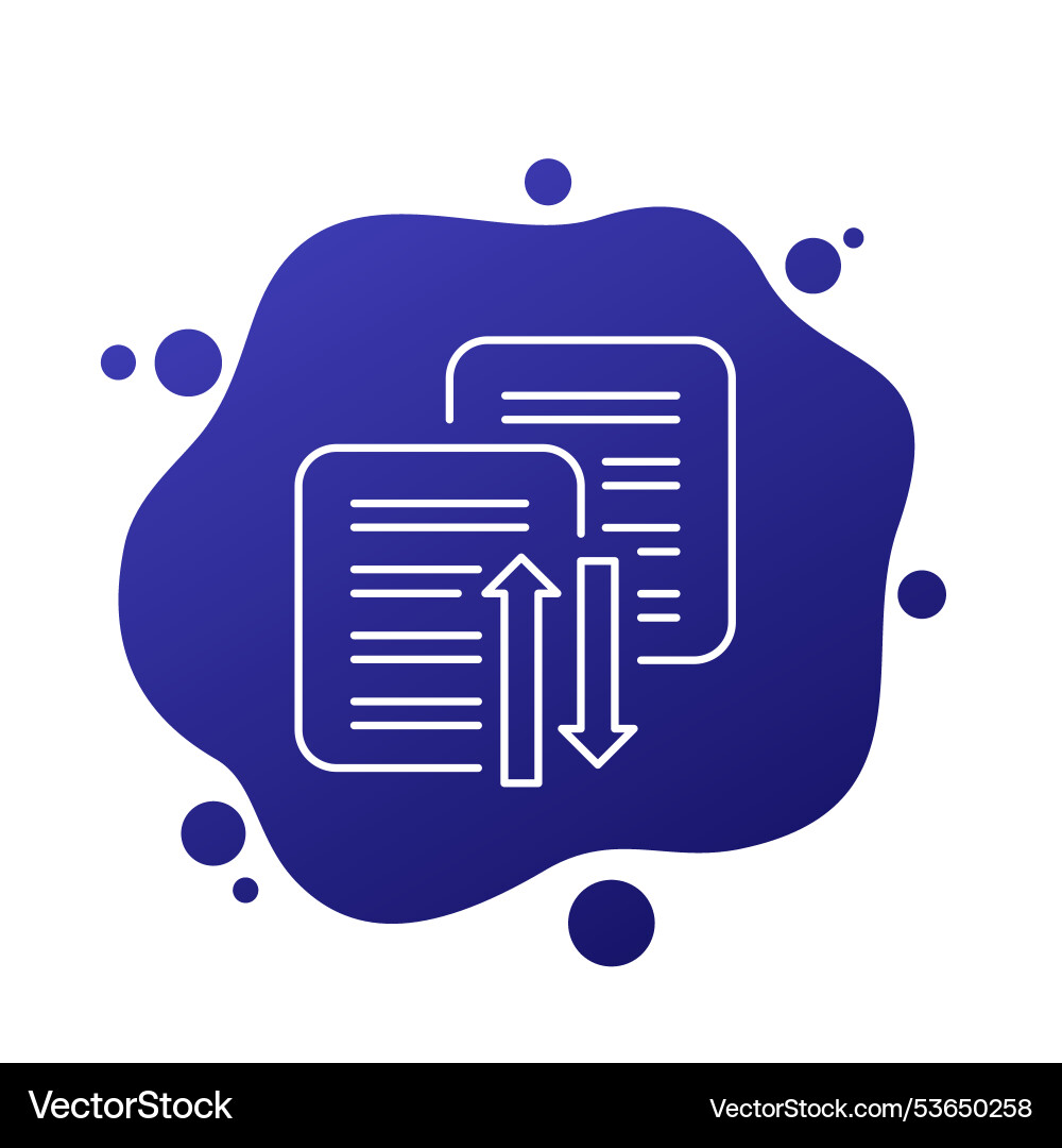 Case priority line icon for web vector image
