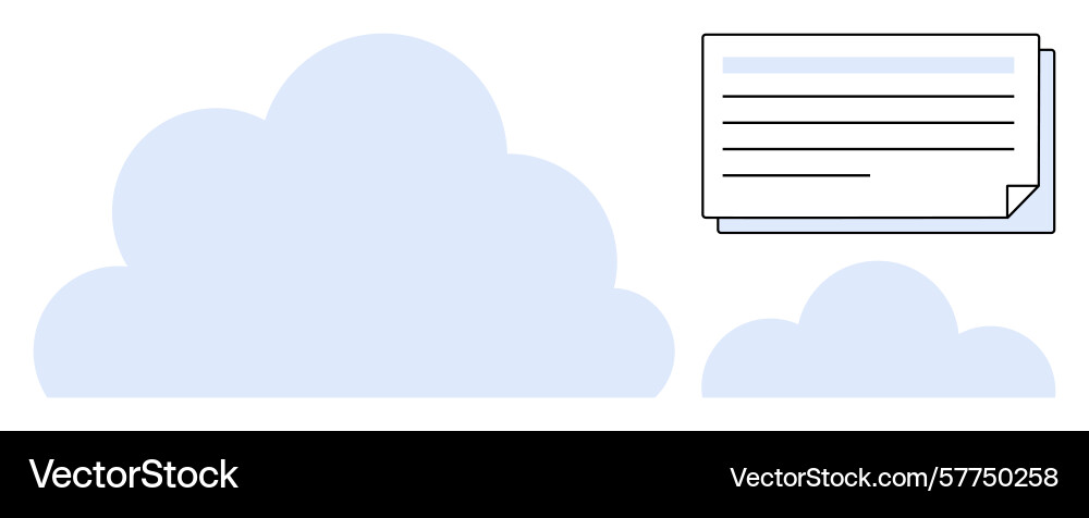 Cloud computing concept with data storage and Cloud computing concept with data storage and vector image