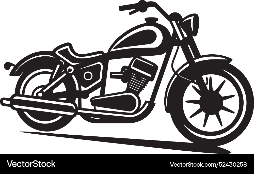 Custom chopper imageretro speed demon sketch Vector Image