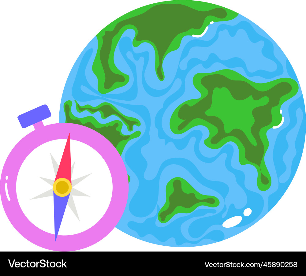Global navigation Vector Image