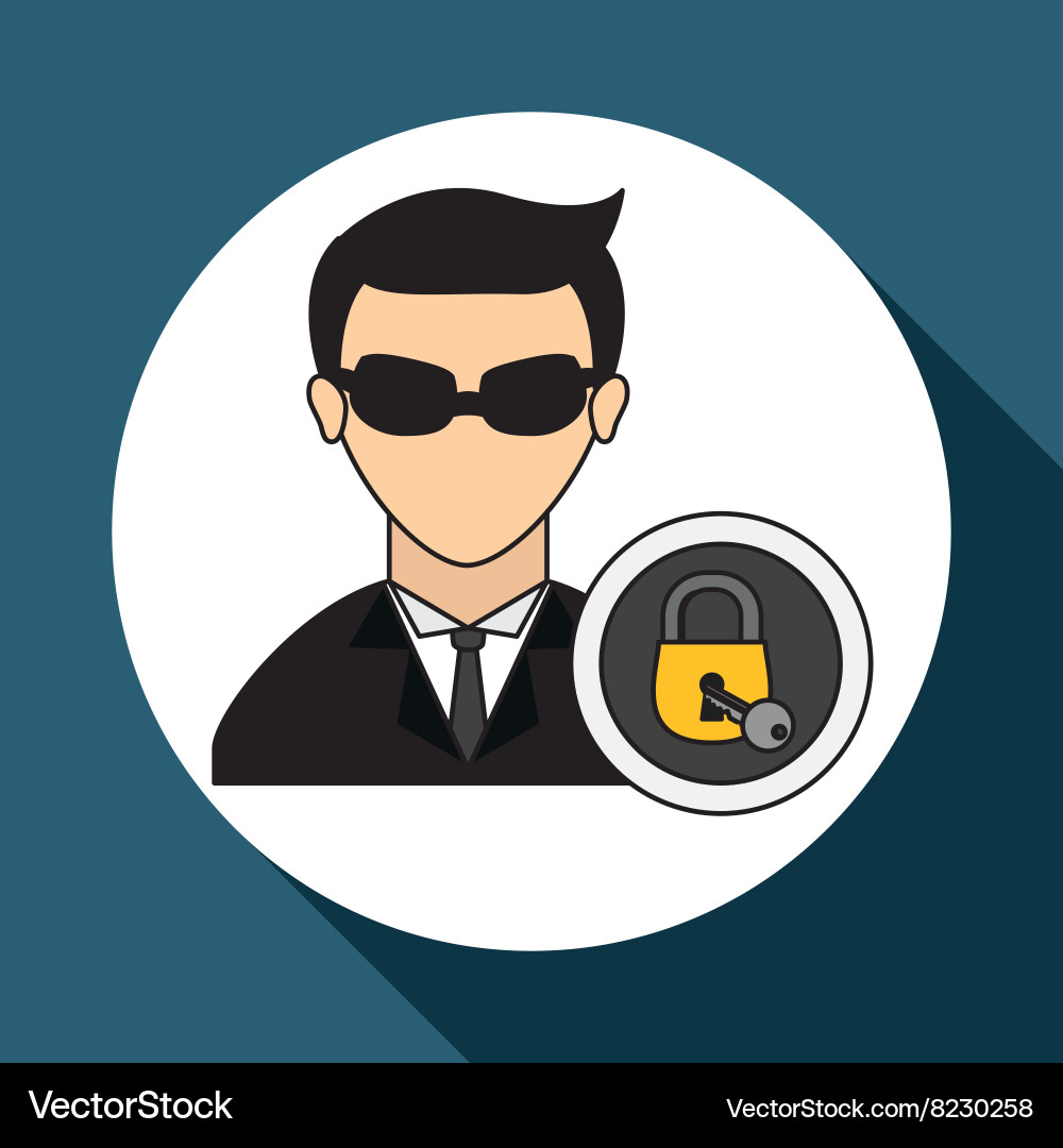 Hacker icon design vector image