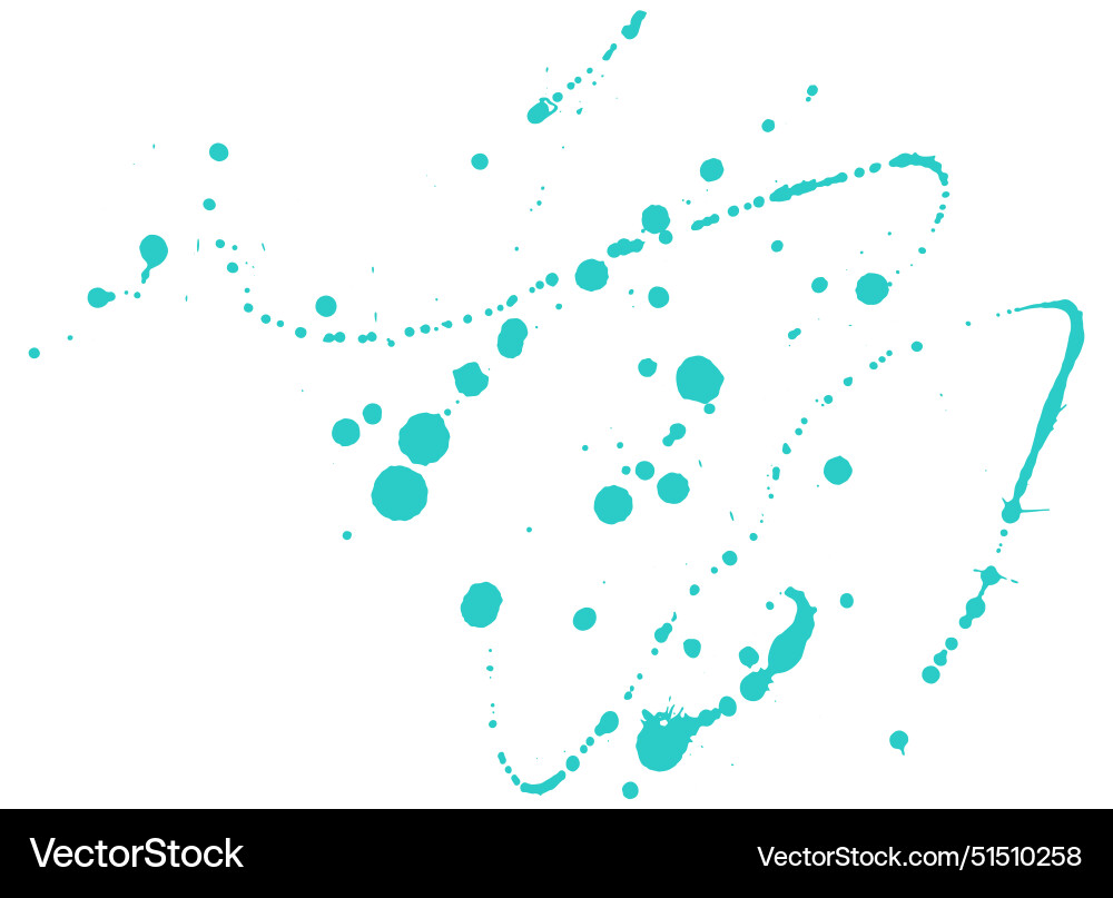Overlay elements of paint ink splatter Vector Image
