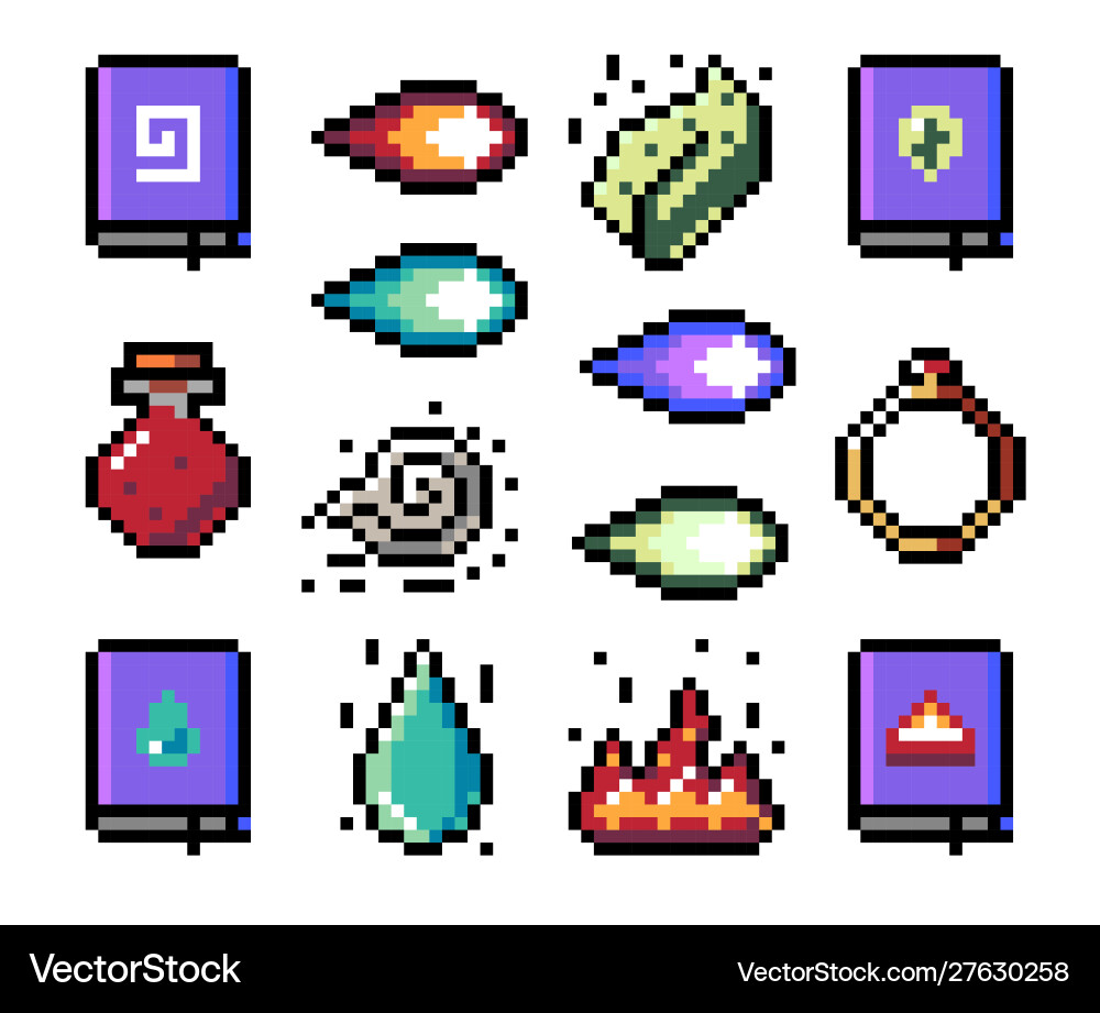 Pixel Objekt Kunst Lizenzfreies Vektorbild - VectorStock
