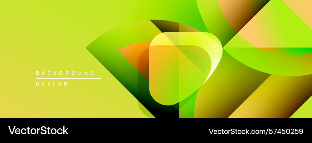 Abstract vibrant layers overlap creating dynamic vector image