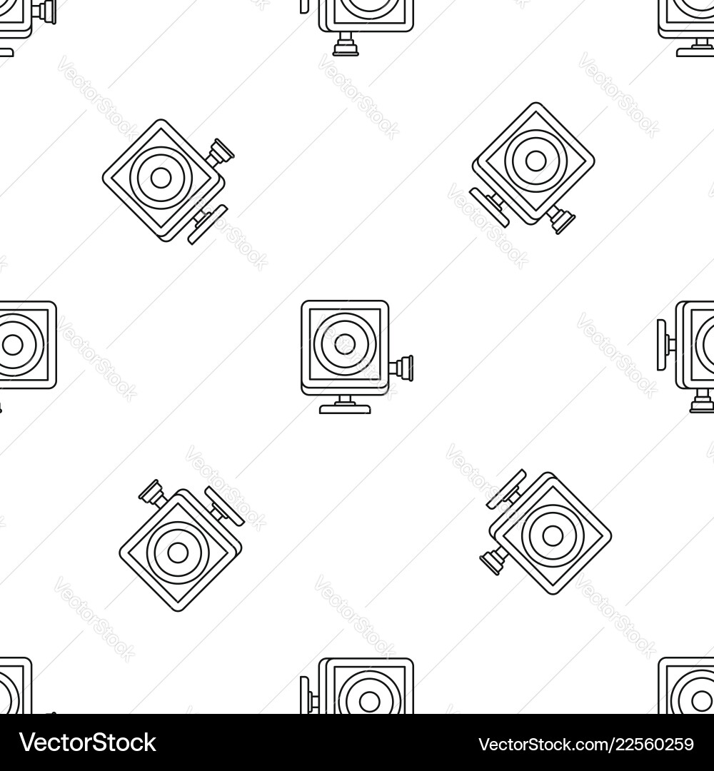 Action camera pattern seamless Action camera pattern seamless Vector Image