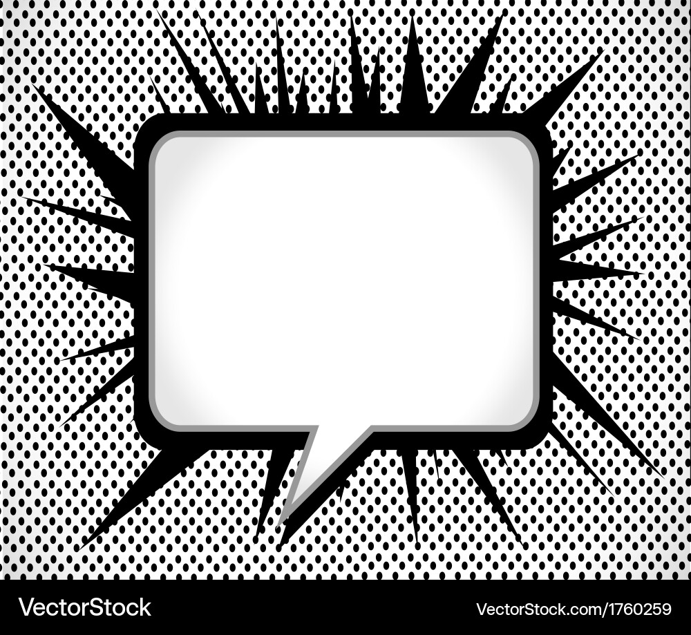 Blank empty speech bubbles Royalty Free Vector Image
