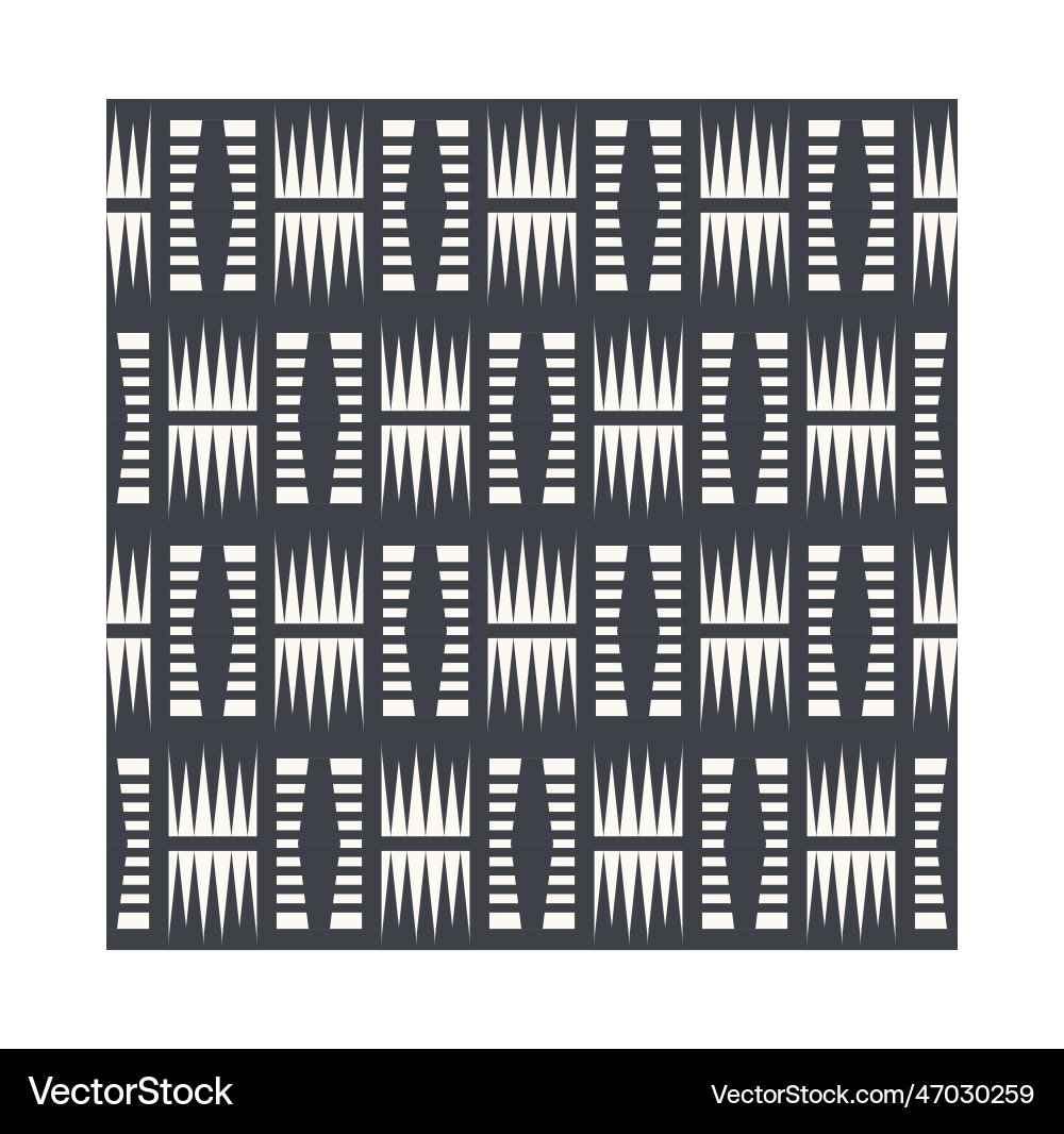 Ethnic tribal geometric seamless pattern Ethnic tribal geometric seamless pattern vector image