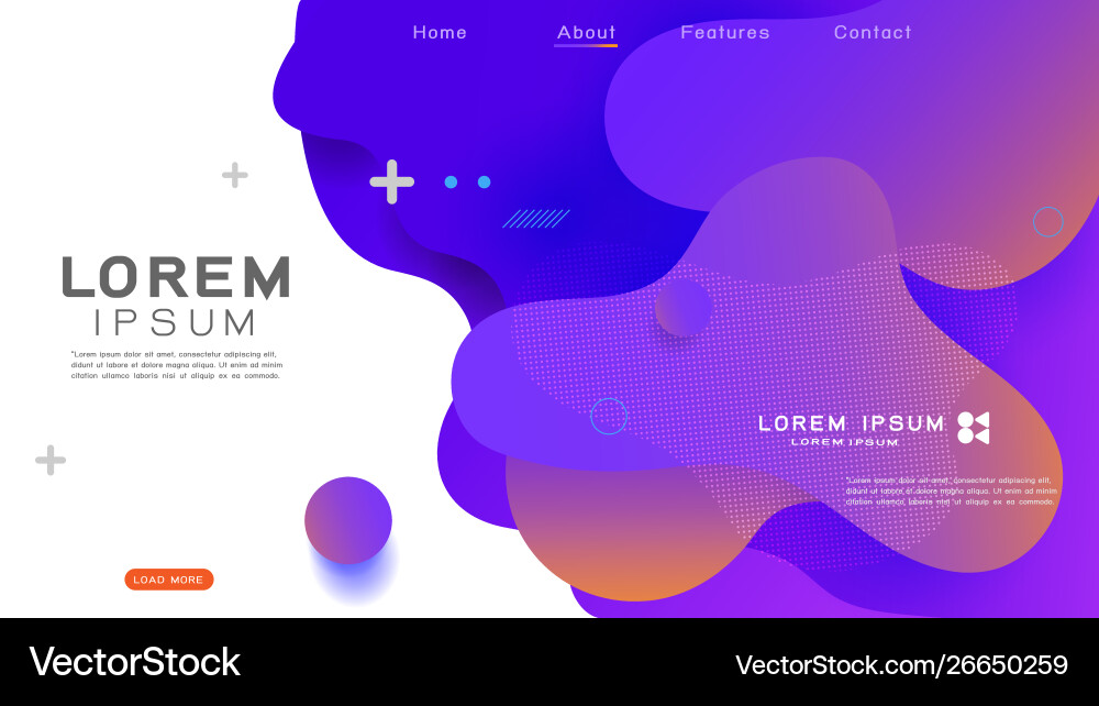 Fluid Gradient Shapes - Abstract Background vector image