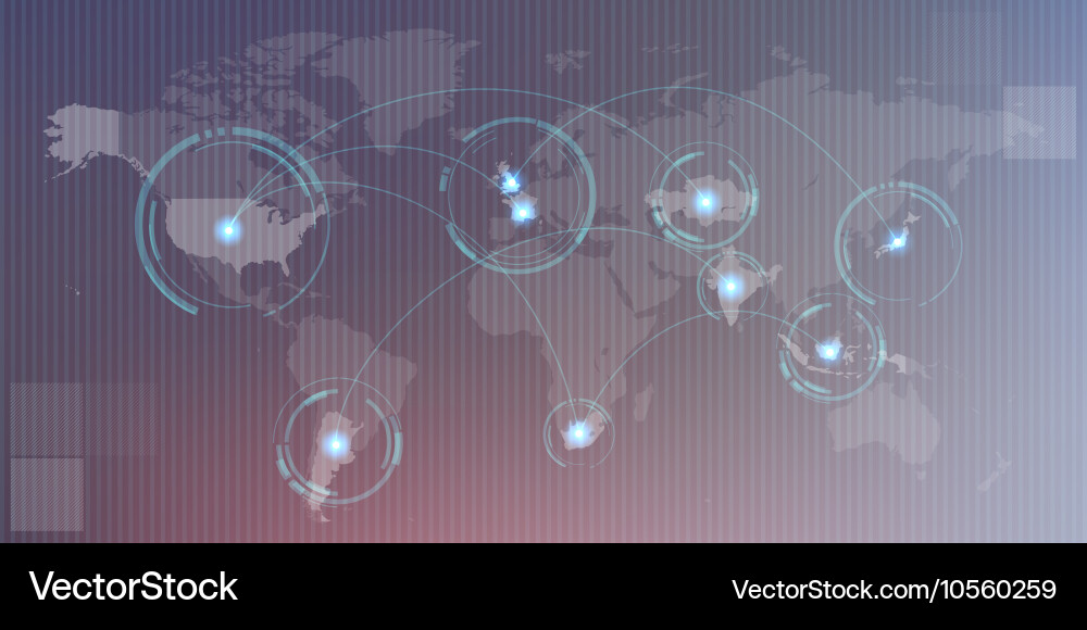 Modern Data Dashboard Interface Vector Image