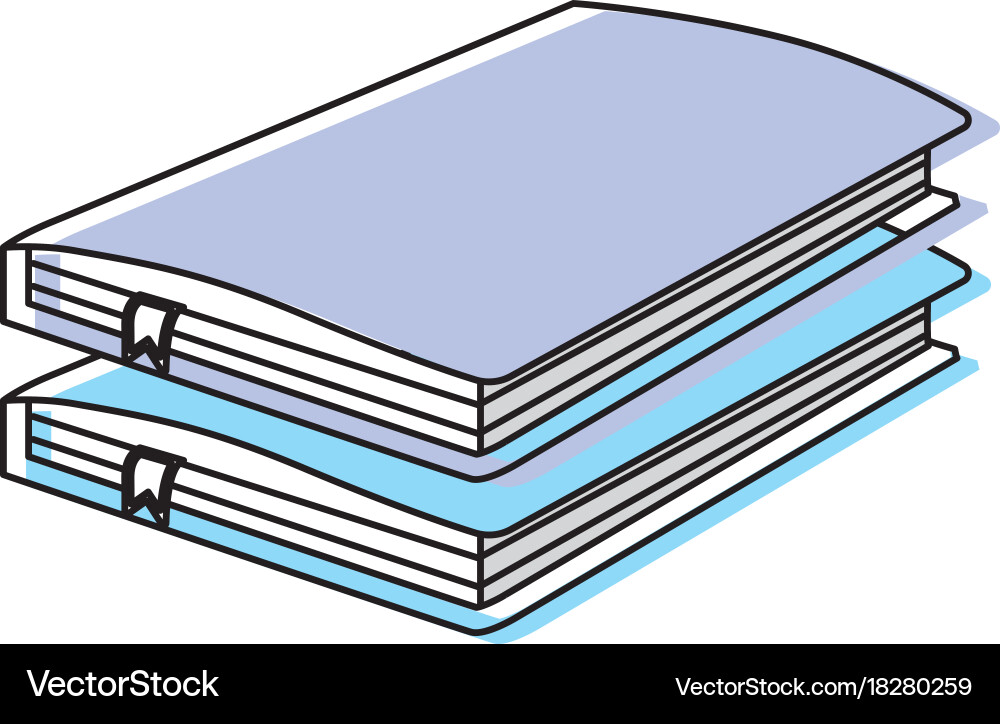 Notebooks paper document notes object vector image
