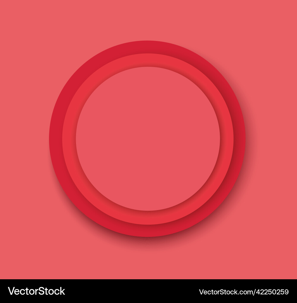 Red circles background template Red circles background template vector image