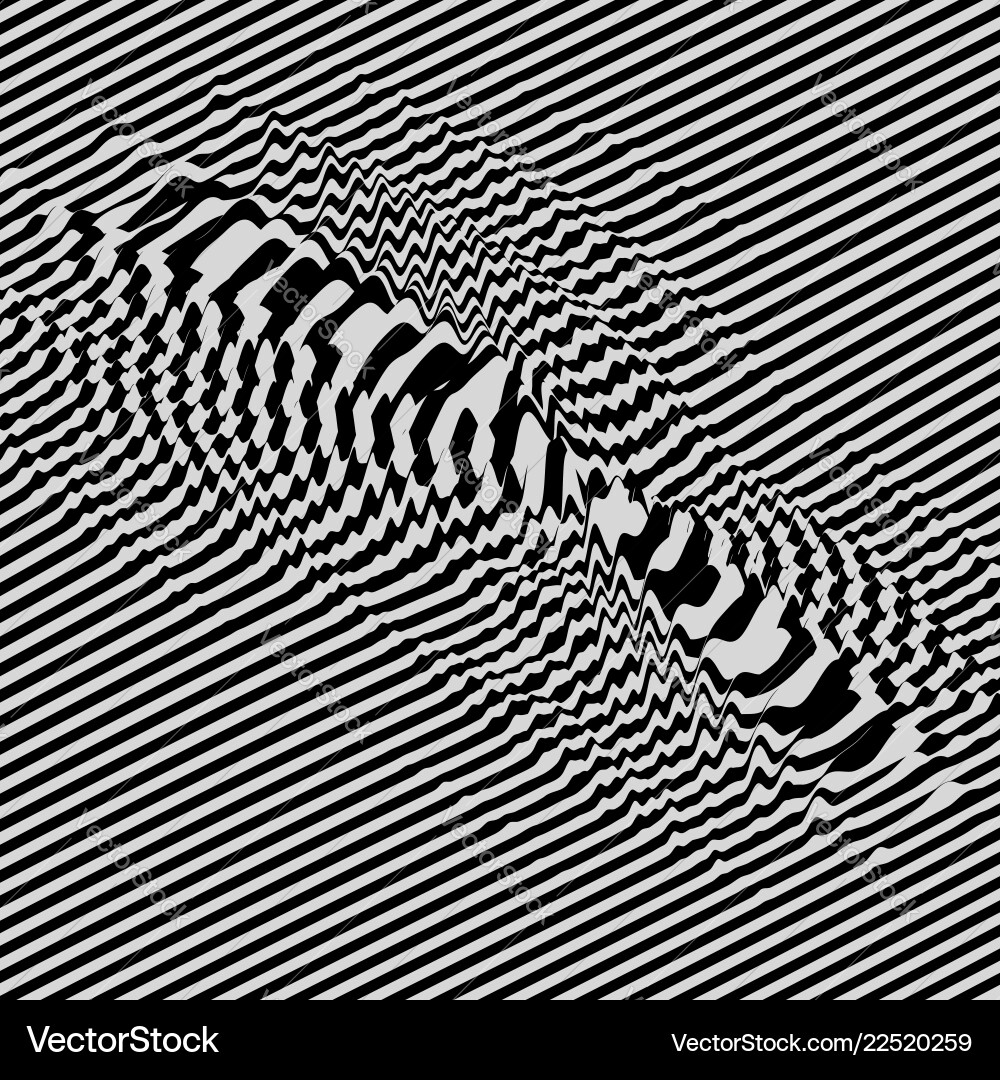 Waveform background dynamic visual effect surface Waveform background dynamic visual effect surface vector image