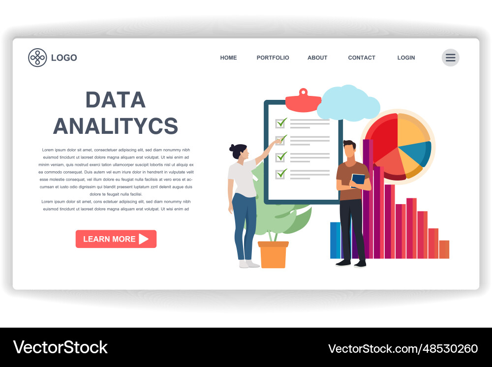A man is carrying book website page data Vector Image