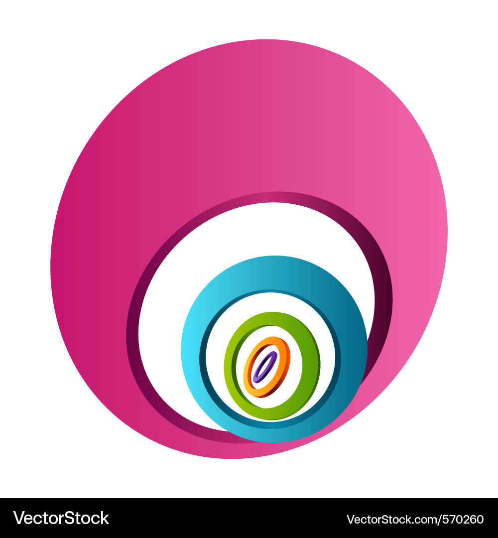 Dynamic Circles Gradient Vector Image