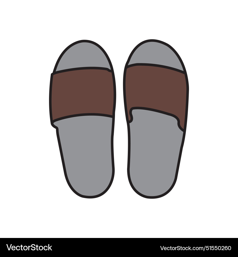 Flip flops icon design Vector Image