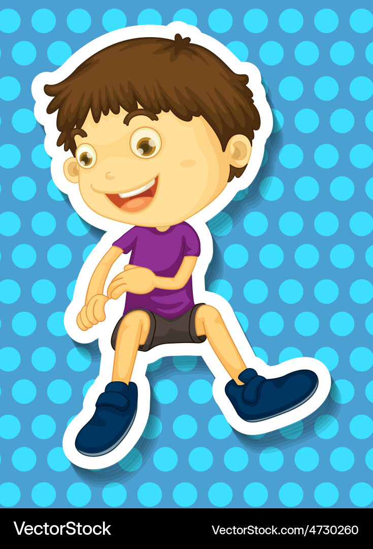 Little boy Vector Image