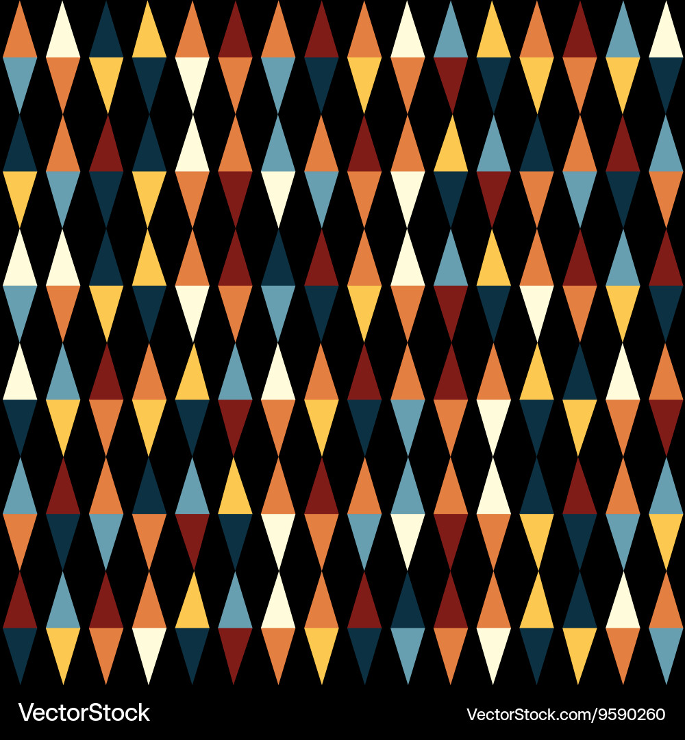 Triangular Geometric Pattern Vector Image