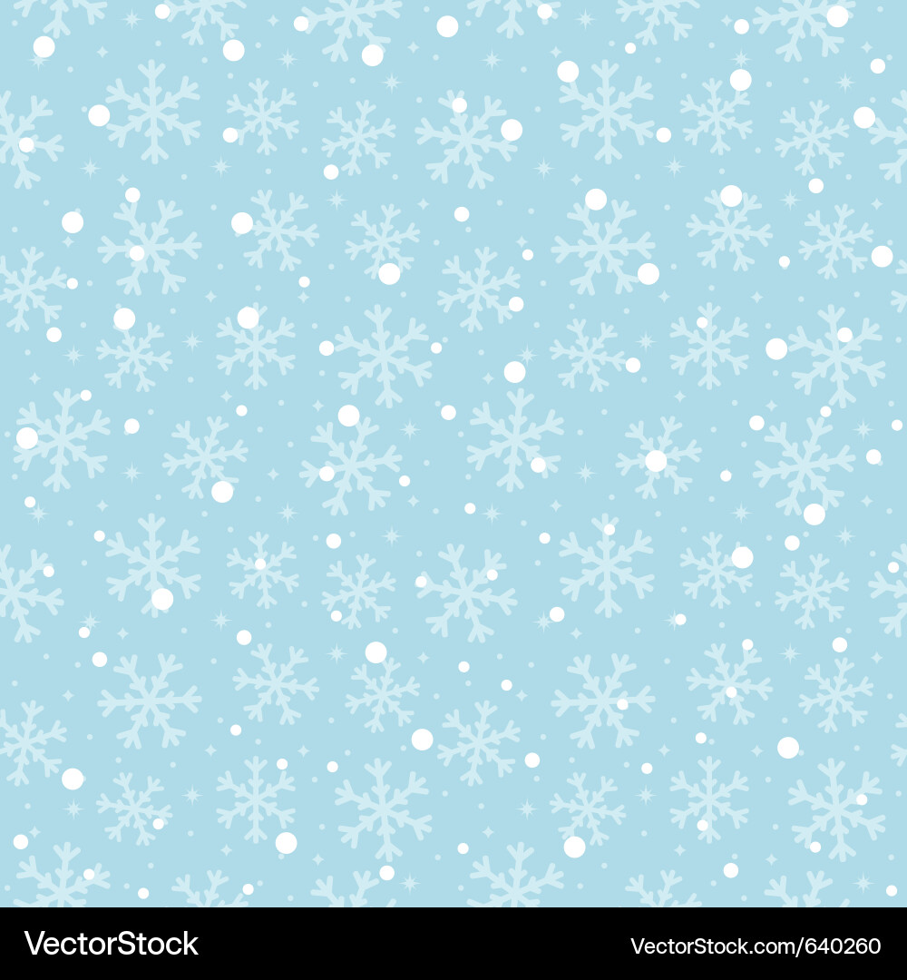 Winter Schneeflocke Muster Vektorbild