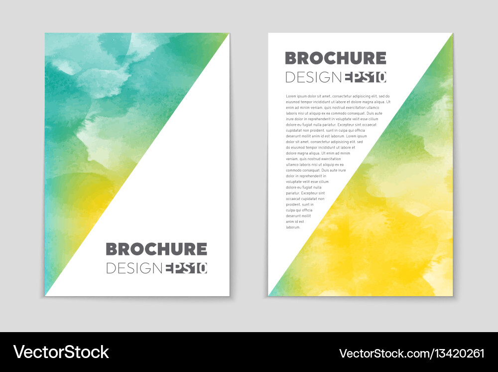 Abstract layout background set for art Vector Image