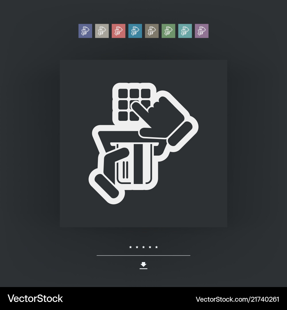 Enter secret code Vector Image