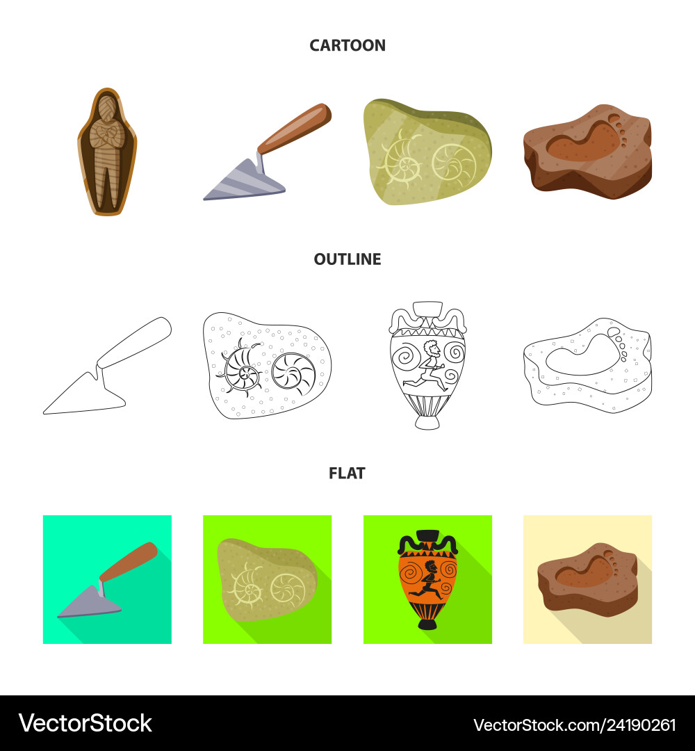 Isolated object of story and items symbol set Isolated object of story and items symbol set vector image