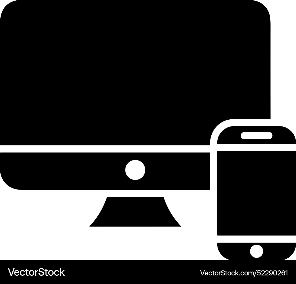 Technology and computer icon symbol image Technology and computer icon symbol image Vector Image