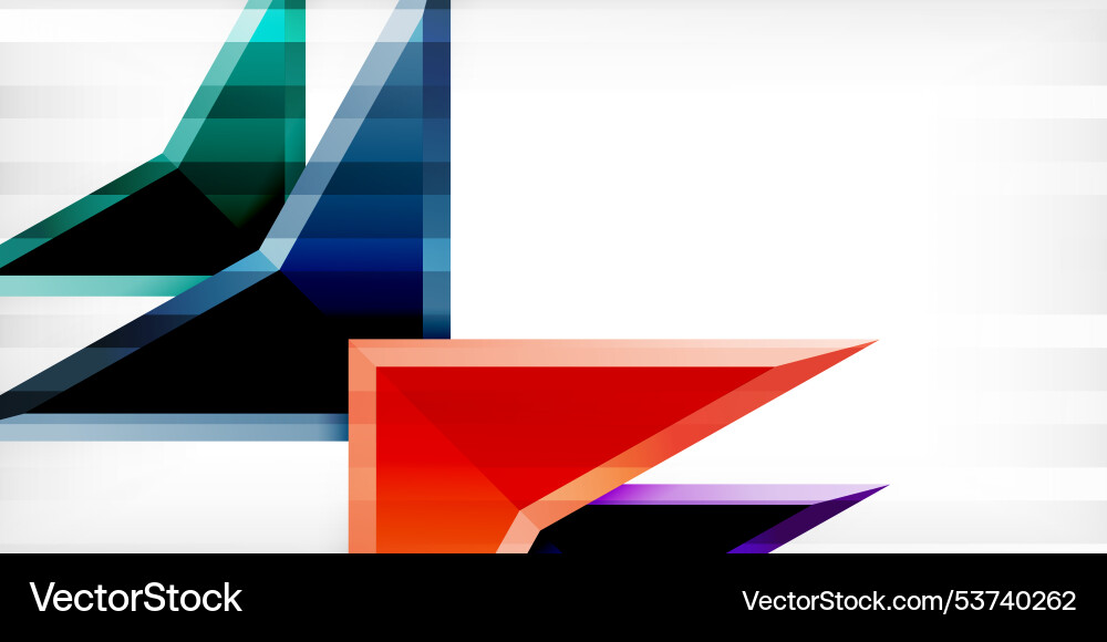 Abstract background color triangles and arrows Abstract background color triangles and arrows Vector Image