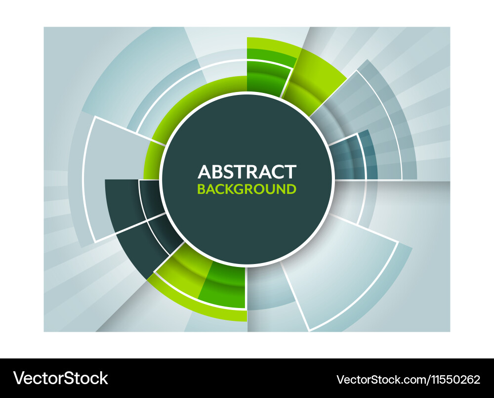 Abstract futuristic background with circular vector image