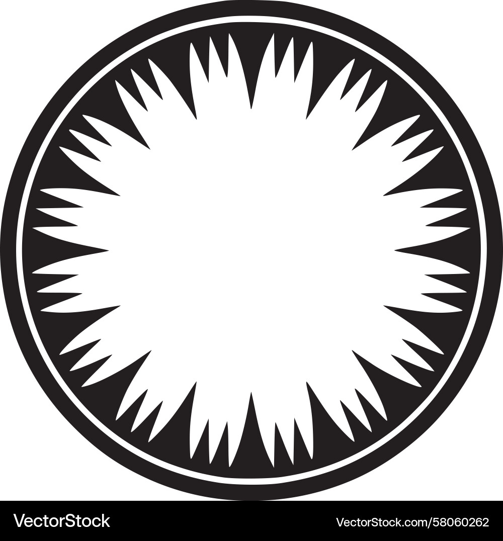 Dynamic Radial Burst Pattern Vector Image