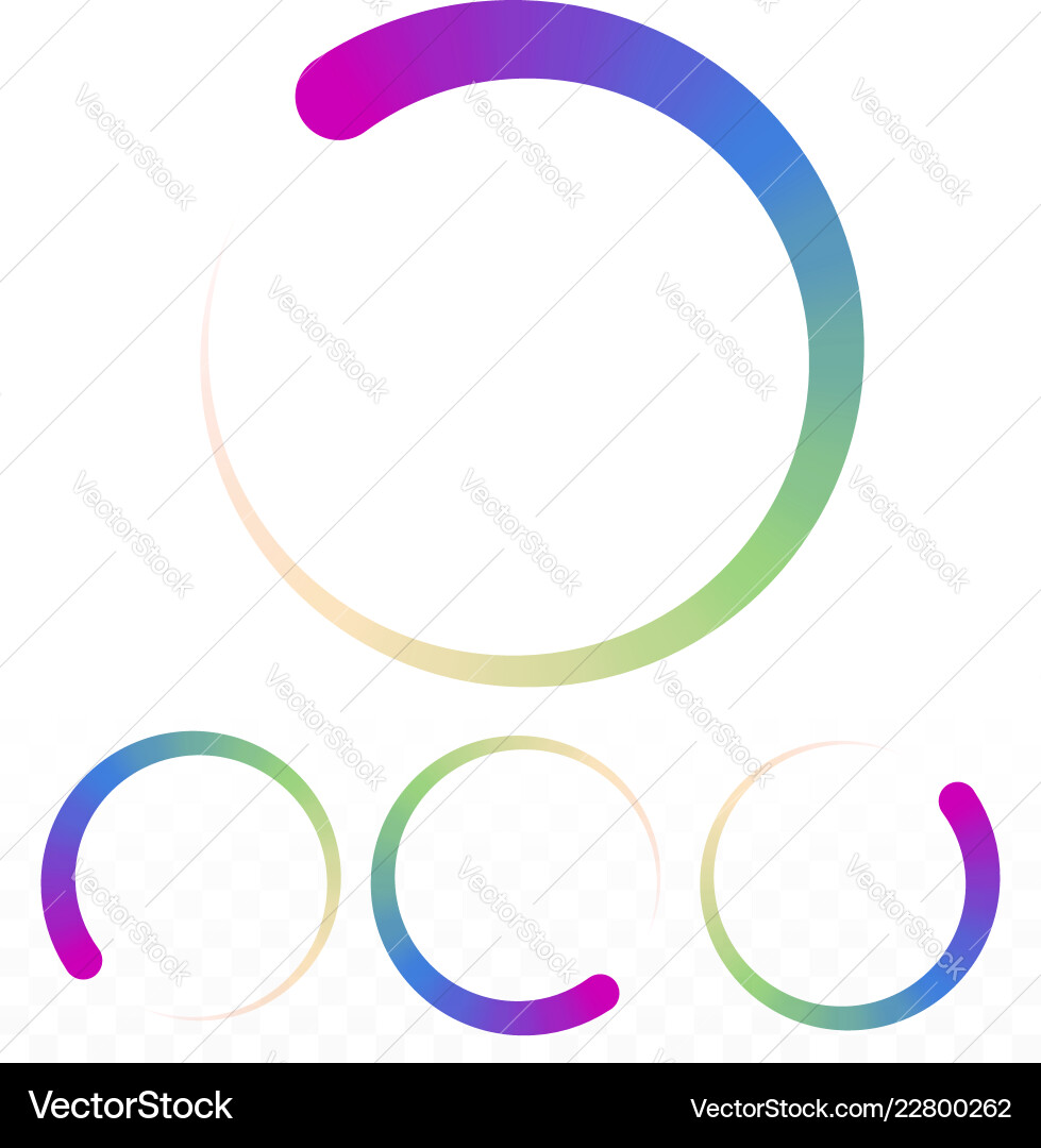 Preloader circular shape segmented circle Preloader circular shape segmented circle vector image