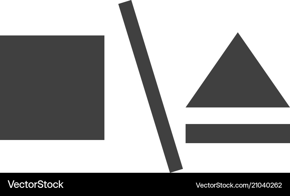 Stop and Eject Buttons vector image