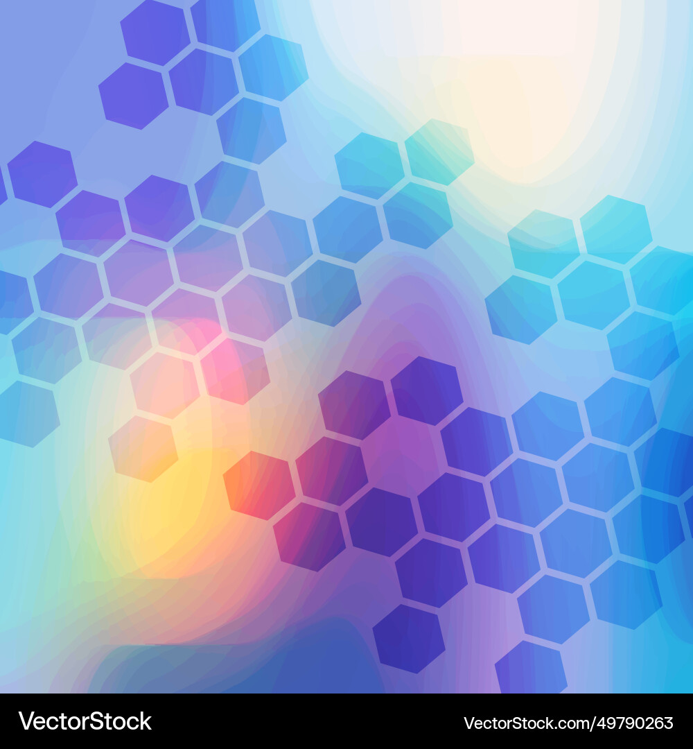 Abstract background with hexagon shapes Abstract background with hexagon shapes vector image