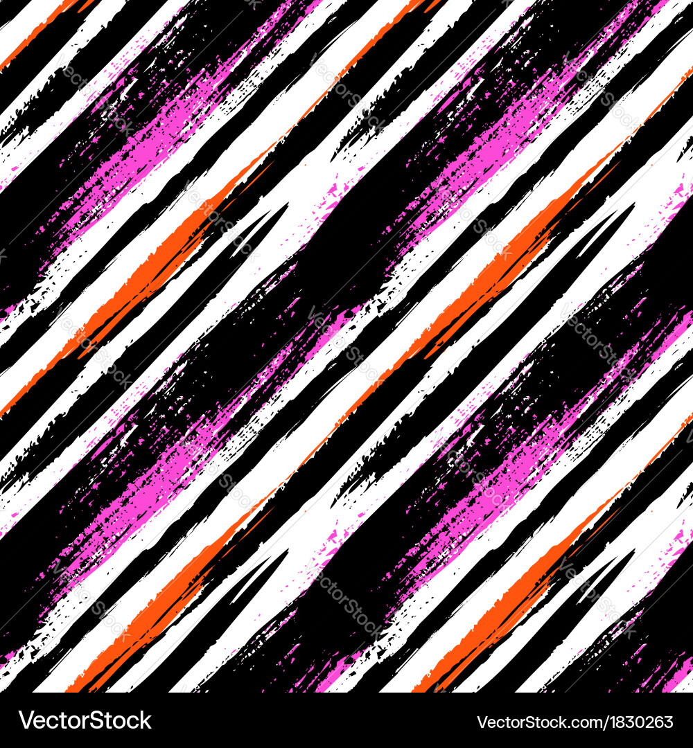 Bold Diagonal Striped Pattern vector image