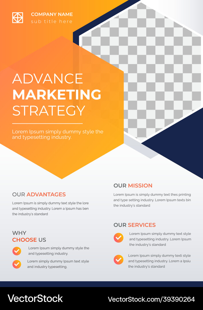 Corporate Poster Flyer Vorlage mit Goldfarbe Corporate Poster Flyer Vorlage mit Goldfarbe vektorbild