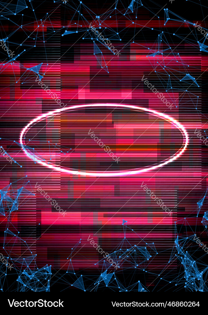 Glitch cyberpunk frame with technology error Glitch cyberpunk frame with technology error vector image