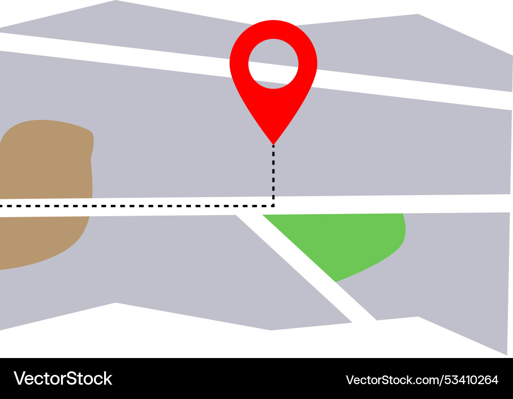 Map with location point gps navigation icon Map with location point gps navigation icon vector image