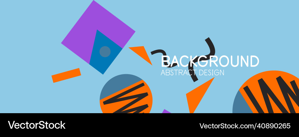 Abstract background blocks lines triangles Abstract background blocks lines triangles vector image