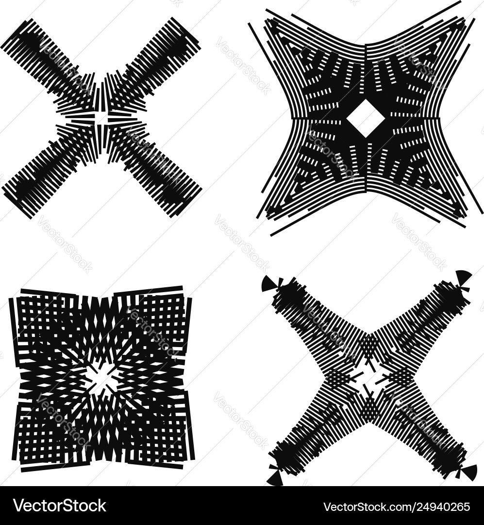 Abstract Geometric Shapes vector image