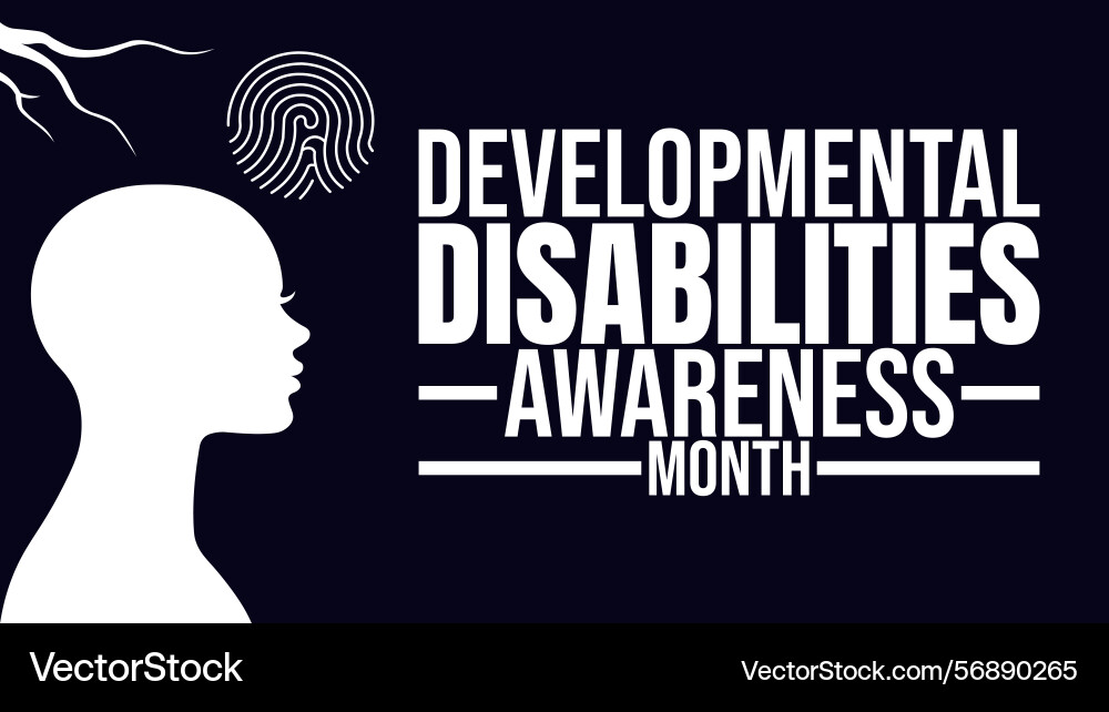 Empowering inclusion developmental disabilities Vector Image