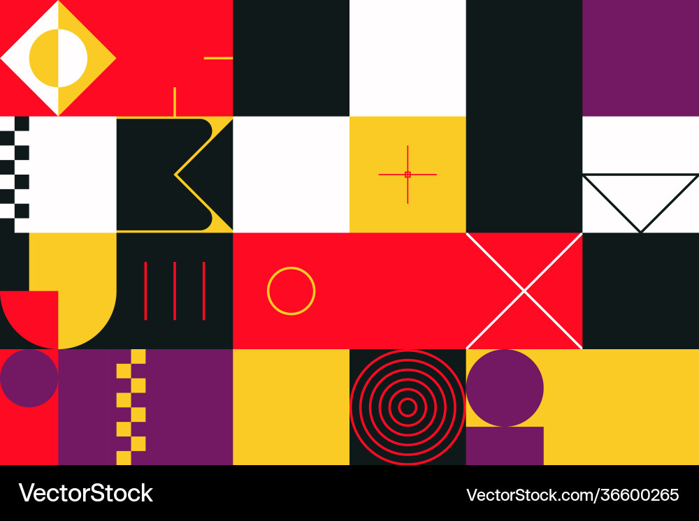 Horizontal abstract pattern design Horizontal abstract pattern design vector image