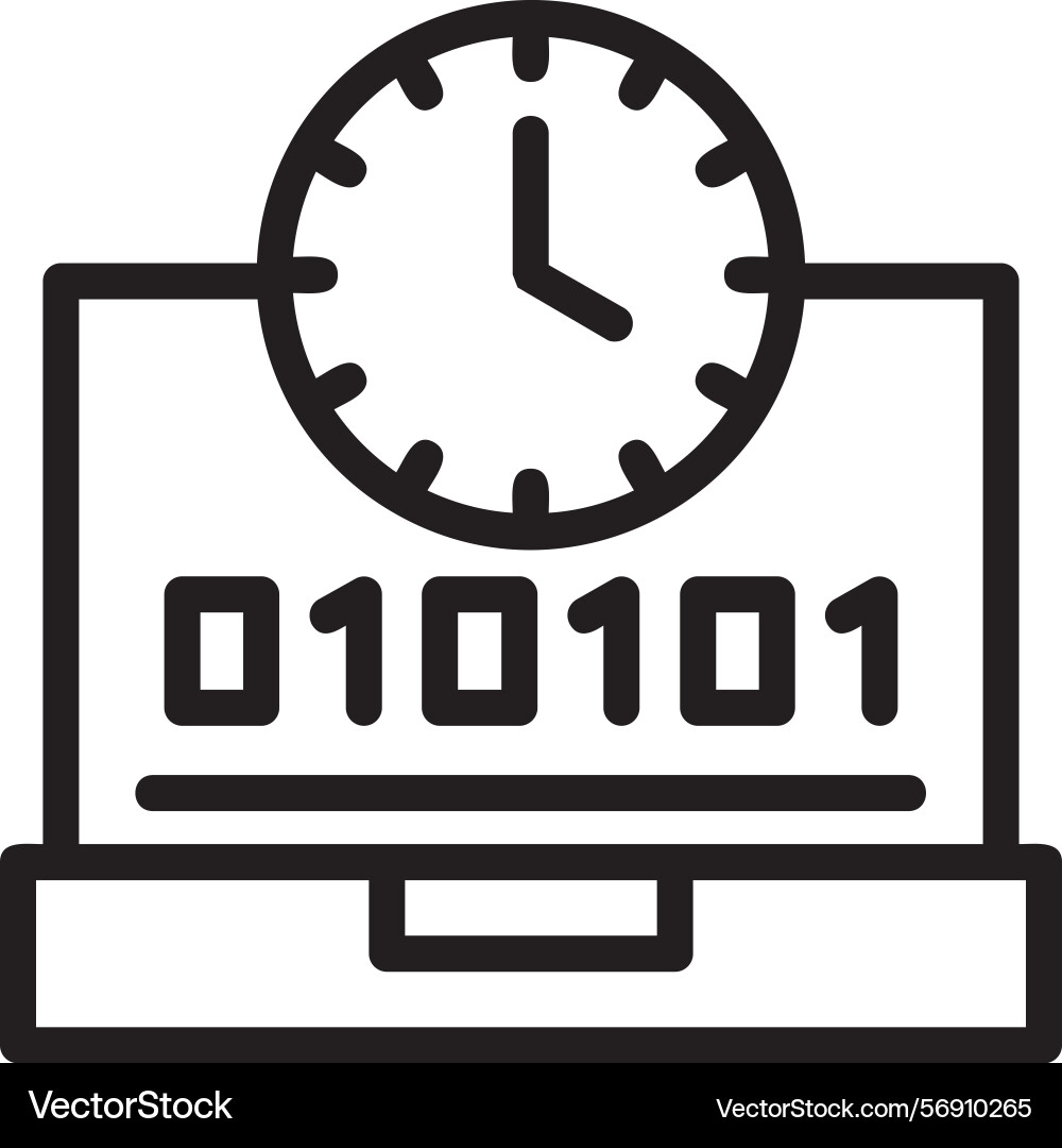 Swift flex linear style icon design Vector Image