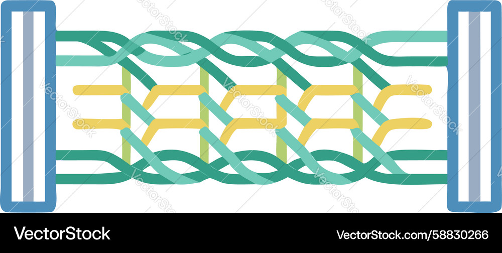 Abstract geometric net intertwined grid pattern Vector Image