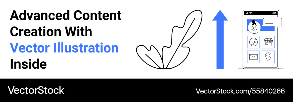 Digital content tools and visual design Digital content tools and visual design vector image